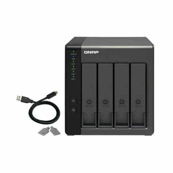 NAS-netværkslagring Qnap TR-004 Sort Sort