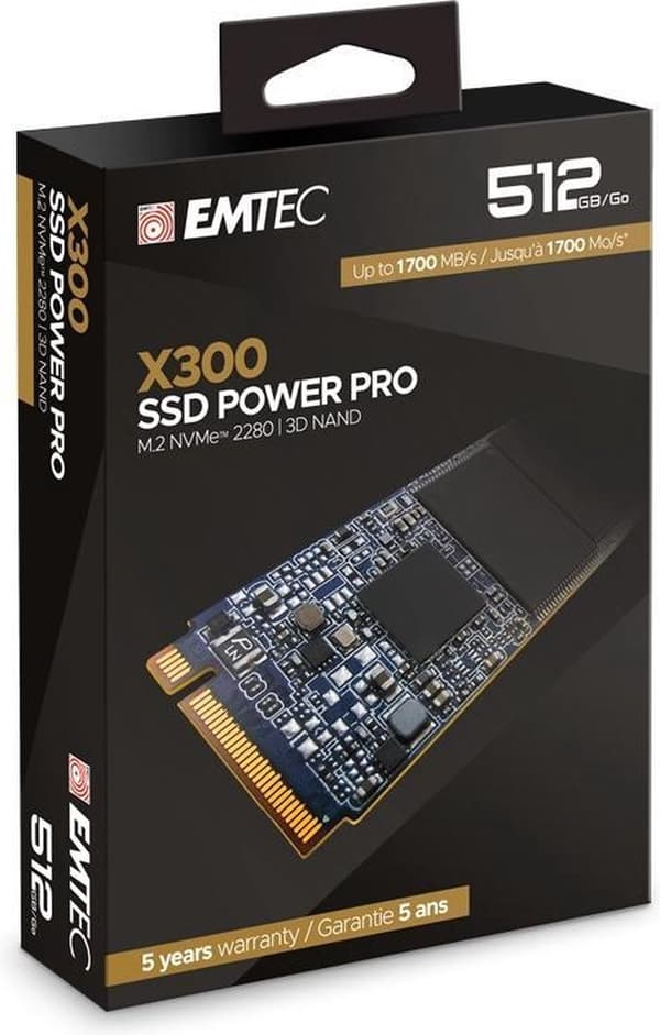 Emtec X300 M.2 512GB PCI Express 3.0 3D NAND NVMe