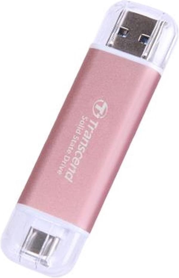 Transcend SSD 1TB ESD310P Bærbar USB 10Gbps Type-C/A (TS1TESD310P)
