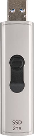 Miniatyrbild 3 av 4: Transcend ESD320A 1TB Extern SSD-hårddisk USB-A Grå TS1TESD320A