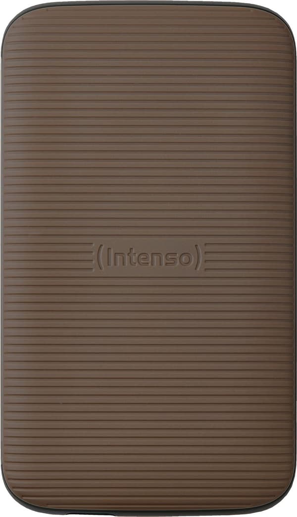 (Intenso) Robust bærbar SSD TX500 500 GB - USB 3.2 10 Gbit/s - stødsikker - brun (3827450)
