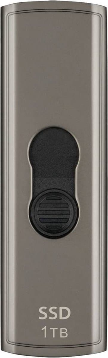 Transcend ESD330C 1TB Ekstern SSD-harddisk USB-C 10Gbps Gråbrun TS1TESD330C