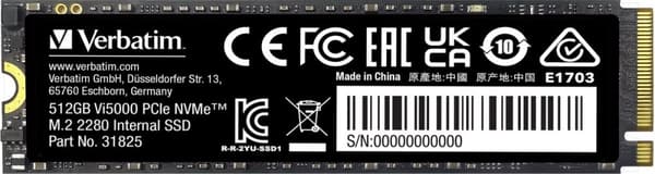 VI5000 PCIE4 NVME M.2 SSD 512GB