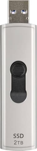 Miniatyrbild 3 av 3: Transcend ESD320A 2TB Extern SSD-hårddisk USB-A Grå TS2TESD320A