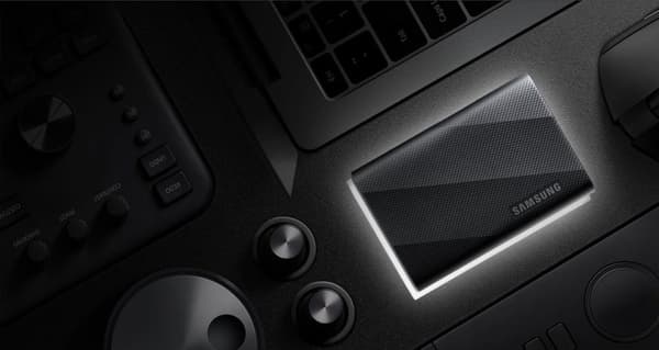 Samsung T9 MU-PG4T0B - SSD - krypteret - 4 TB - ekstern (bærbar) - PC'er, Mac'er, Android-enheder,