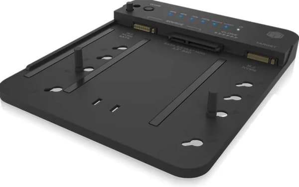 ICY BOX IB-2913MCL-C31 - Dockningsstation - USB 3.2 Gen 2 (3.1 Gen 2) Typ-C - Svart