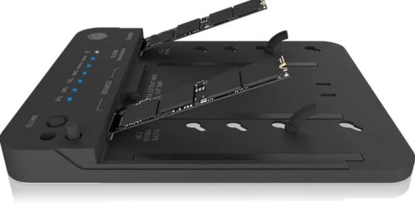 ICY BOX IB-2913MCL-C31 - Dockningsstation - USB 3.2 Gen 2 (3.1 Gen 2) Typ-C - Svart