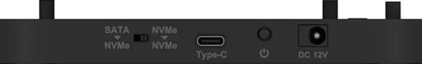ICY BOX IB-2913MCL-C31 - Dockningsstation - USB 3.2 Gen 2 (3.1 Gen 2) Typ-C - Svart