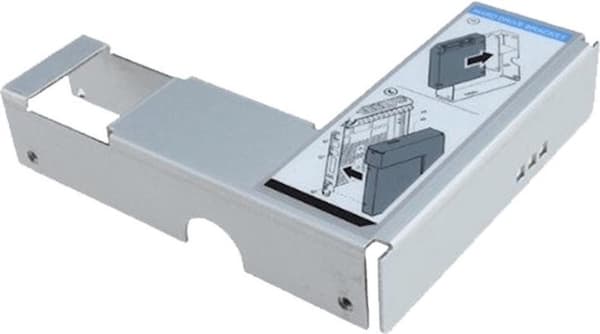 Dell 9W8C4 adapterbeslag til at placere 2,5" drev i 3,5" hot swap beslag