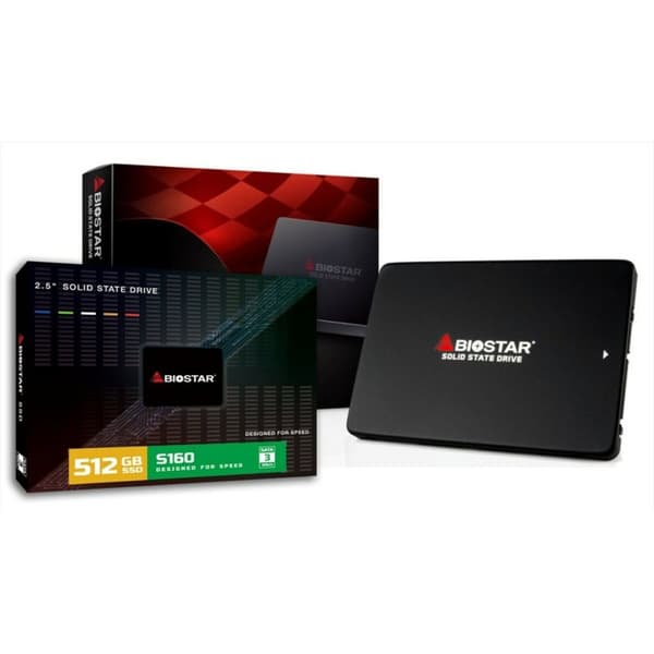 Hårddisk Biostar SA102S2E35 512 GB SSD