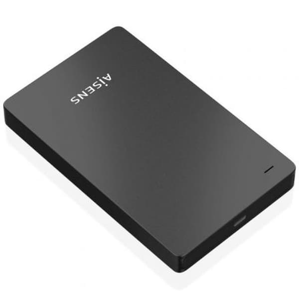 Hårddiskkabinett Aisens ASE-2542B Svart 2,5" Svart