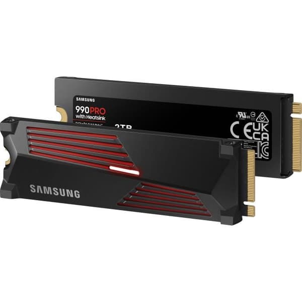 SAMSUNG Intern SSD 990 PRO med kylfläns 2 TB MZ-V9P2T0GW