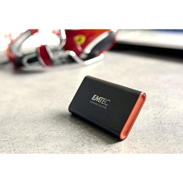 Extern SSD-hårddisk - Emtec - X210 - USB 3.2 - Svart - Hög prestanda