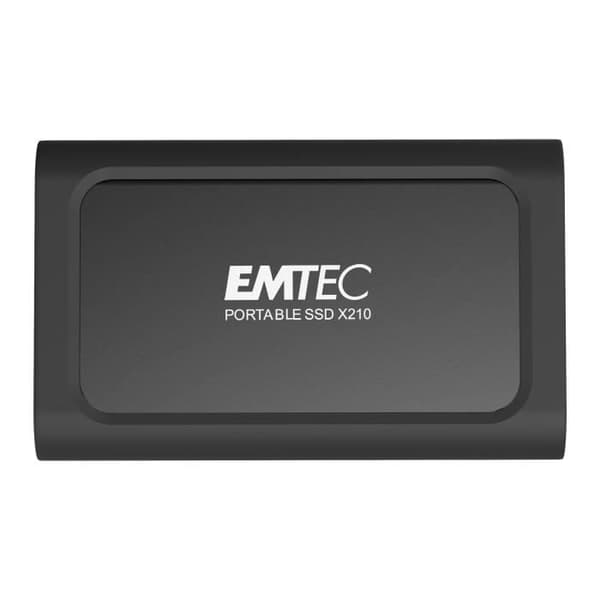 Extern SSD-hårddisk - Emtec - X210 - USB 3.2 - Svart - Hög prestanda