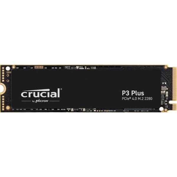 CRUCIAL P3 Plus 4TB PCIe 4.0 NVMe M.2 2280 SSD-hårddisk