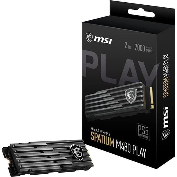 MSI - SPATIUM M570 - Intern SSD - 2TB - PCIe 5.0 NVMe M.2 HS
