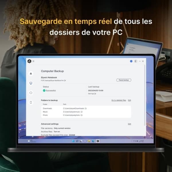 Beedrive by SYNOLOGY - 1TB personlig backup-hub - BDS70-1T