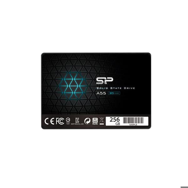 SILICON POWER A55 intern SSD-enhet - 256 GB - SATA 6 Gb/s - 2,5" - 3D NAND-teknik