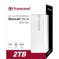Miniatyrbild 2 av 2: TRANSCEND StoreJet 25C3S extern hårddisk - 2 TB - USB 3.1 Gen 1 - Silver