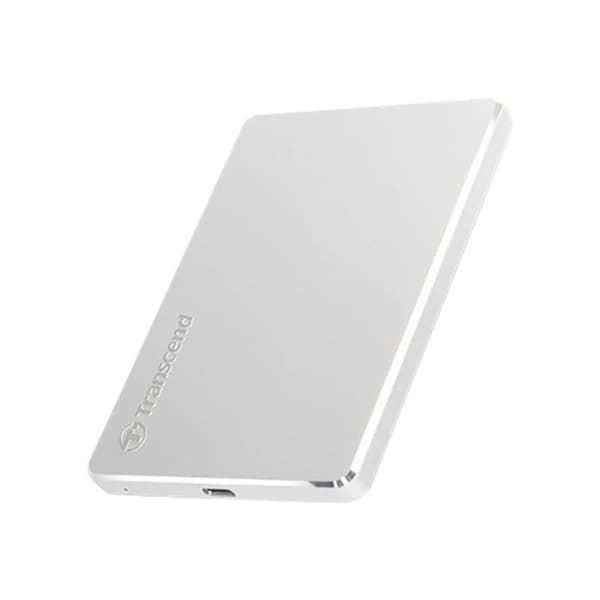TRANSCEND StoreJet 25C3S extern hårddisk - 2 TB - USB 3.1 Gen 1 - Silver