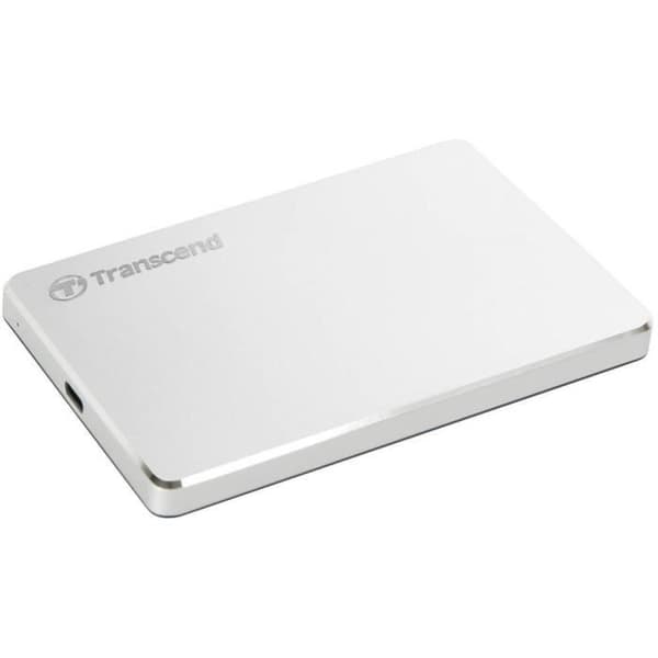 TRANSCEND StoreJet 25C3S 1 TB extern hårddisk - USB 3.1 Gen 1 - Silver