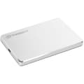 Miniatyrbild 1 av 2: TRANSCEND StoreJet 25C3S 1 TB extern hårddisk - USB 3.1 Gen 1 - Silver