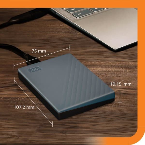 Extern hårddisk - WESTERN DIGITAL - My Passport - 5 To - USB 3.0 - 2.5 tum