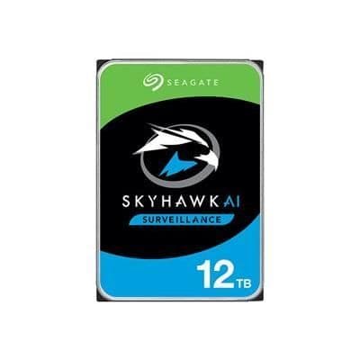 Seagate SkyHawk AI ST12000VE001 intern hårddisk - 12 TB - SATA 6 Gb/s - 256 MB buffertminne