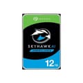 Miniatyrbild 2 av 4: Seagate SkyHawk AI ST12000VE001 intern hårddisk - 12 TB - SATA 6 Gb/s - 256 MB buffertminne