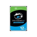 Miniatyrbild 1 av 4: Seagate SkyHawk AI ST12000VE001 intern hårddisk - 12 TB - SATA 6 Gb/s - 256 MB buffertminne