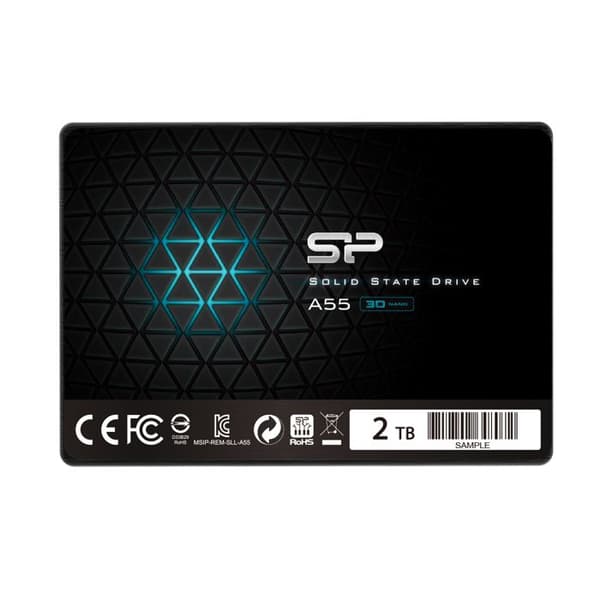 Intern SSD - Silicon Power - Ace A55 2To - SATA III 2.5" 3D NAND