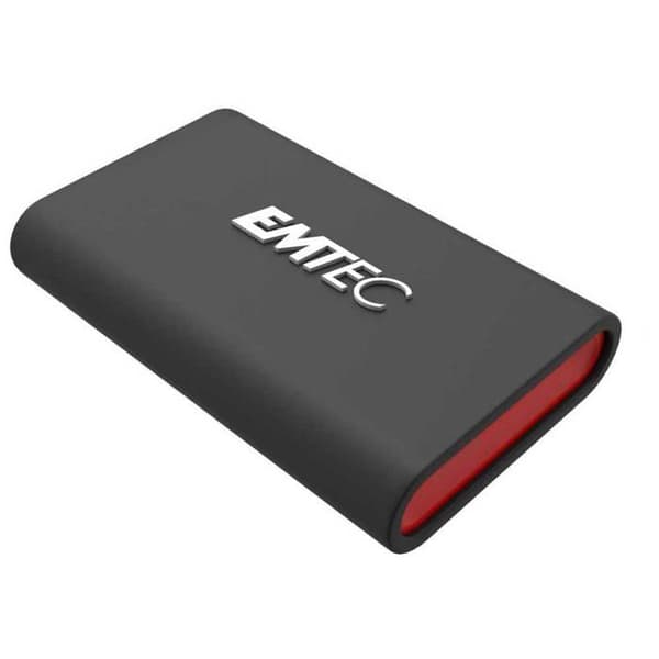 X210 Elite 128GB extern SSD-enhet - EMTEC - USB-C 3.2 Gen 2 - Stöttålig och antivibration