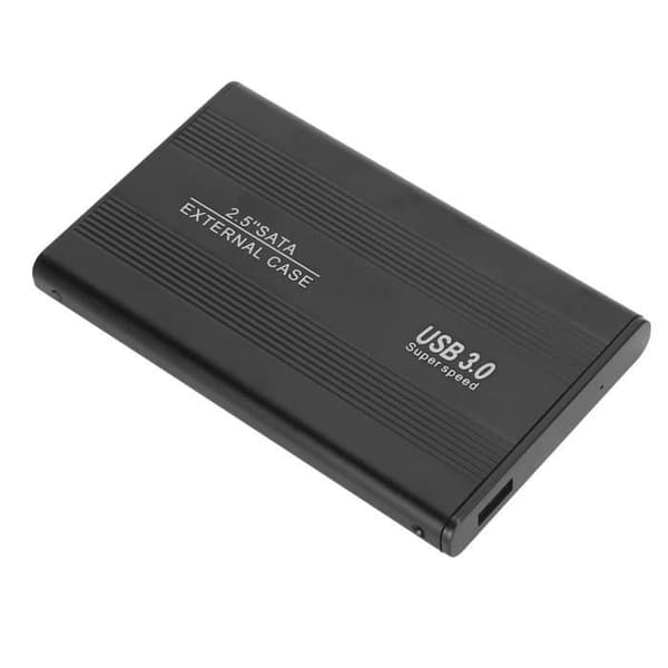 Fdit SATA Externt hölje - 2,5 tum - USB 3.0 - 1 TB - Svart