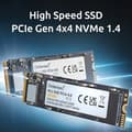 Miniatyrbild 2 av 2: Intenso 2 TB SSD Intern NVMe/PCIe M.2 PCIe NVMe 4.0 x4 Retail 3836470