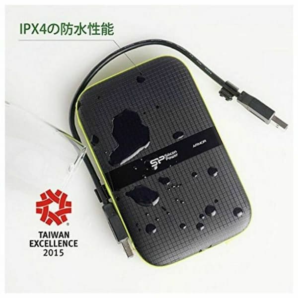 Ekstern harddisk Silicon Power Armor A60 2.5" USB 3.0 2 TB Anti-shock 2 TB