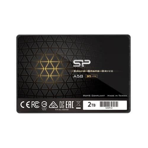 SILICON POWER ACE A58 2000 GB SVART (SP002TBSS3A58A25)