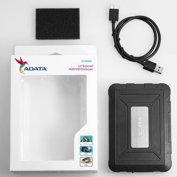 Externlåda Adata ED600 Svart 2,5"