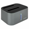 Miniatyrbild 3 av 11: Dual Dockstation TooQ TQDS-805G 2.5"-3.5" HDD/SSD SATA USB 3.0