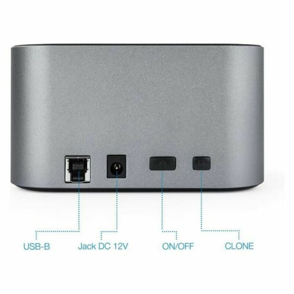 Dual Dockstation TooQ TQDS-805G 2.5"-3.5" HDD/SSD SATA USB 3.0