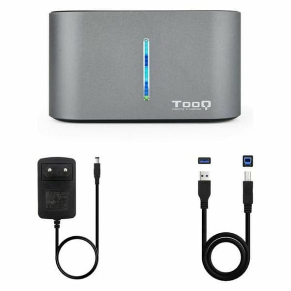 Dual Dockstation TooQ TQDS-805G 2.5"-3.5" HDD/SSD SATA USB 3.0