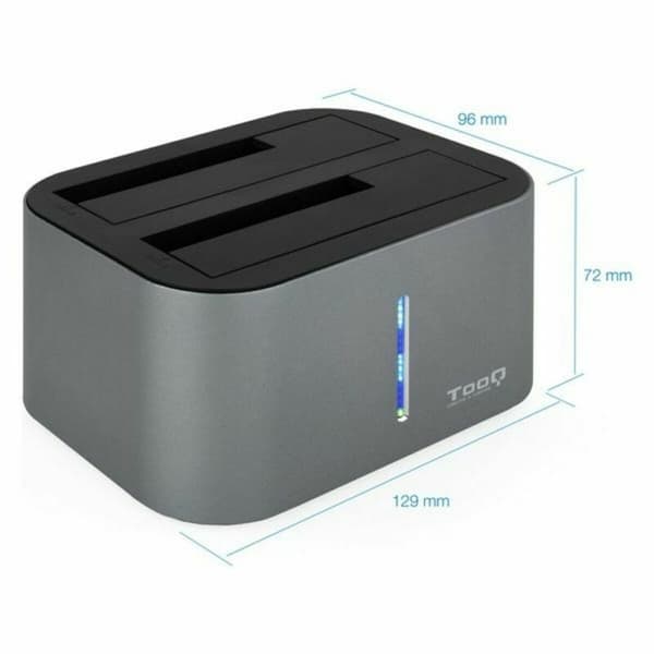 Dual Dockstation TooQ TQDS-805G 2.5"-3.5" HDD/SSD SATA USB 3.0