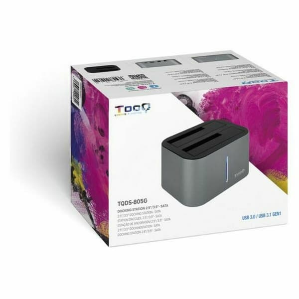 Dual Dockstation TooQ TQDS-805G 2.5"-3.5" HDD/SSD SATA USB 3.0