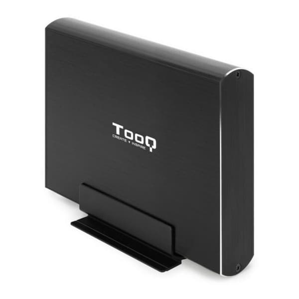 Hårddiskfodral TooQ TQE-3531B 3,5" USB 3.0 Svart 3,5"