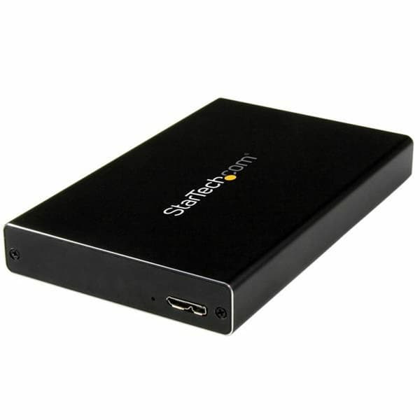 Ekstern Boks Startech UNI251BMU33 Sort USB SATA Micro USB B USB 3.2 Sort