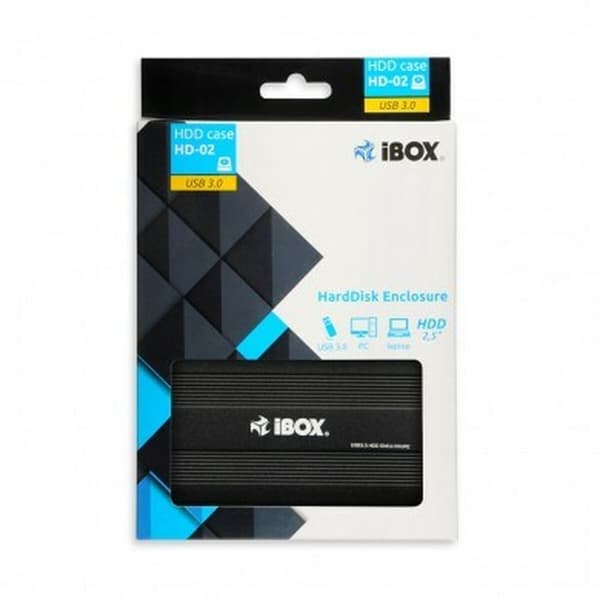 Ekstern Boks Ibox IEU3F02 Sort 2,5"