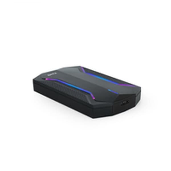 Lomme til harddisk TooQ TQE-2599RGB Sort 2,5"
