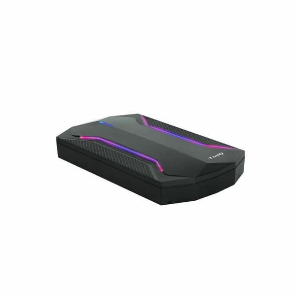 Lomme til harddisk TooQ TQE-2599RGB Sort 2,5"