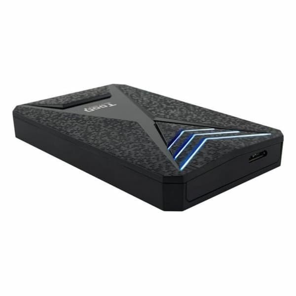 Lomme til harddisk TooQ TQE-2550BL 2,5" USB 3.0 Blå Sort 2,5"