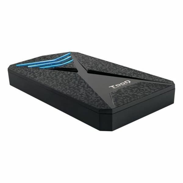 Lomme til harddisk TooQ TQE-2550BL 2,5" USB 3.0 Blå Sort 2,5" Sort