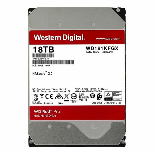Harddisk Western Digital 3,5" 18 TB